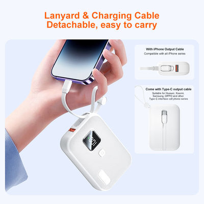 Dobra cena. Łatwe przenoszenie Mini Power Bank Najlżejszy 10000mah Power Bank z wyjściem PD22.5W w Internecie