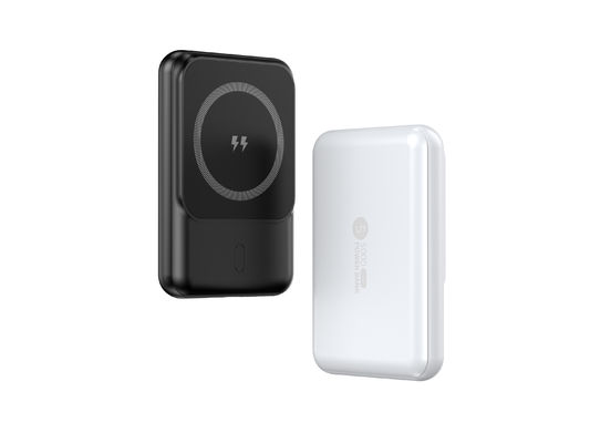Bezprzewodowy magnes Power Bank 5000mah Li Polimerowy akumulator Ładowanie 12V-1.67A Wyjście Ognioodporny ABS PC