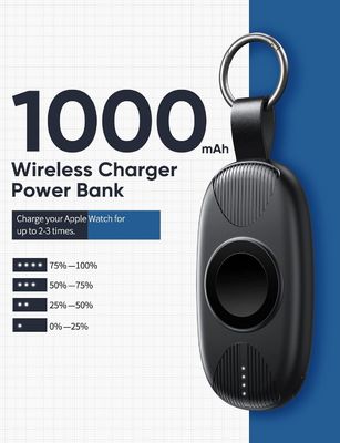 Dobra cena. 1000mah Smartwatch Power Bank Typ C Połączenie Uniwersalna kompatybilność w Internecie