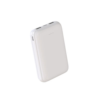 Niebieski biały kolorowy PD Power Bank 10000mAh 20W 22,5W ładowanie przenośny zestaw baterii