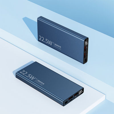 10000 mAh Universal Compatibility Polymer Cell Power Bank z wyjściami typu C i Micro