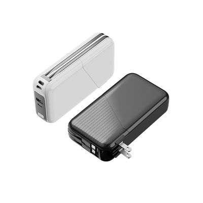 Dobra cena. 20000mAh biały wtykowy bank zasilania dla wielu urządzeń w Internecie