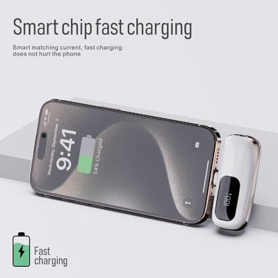 5000 mAh kapsułkowa bateria o bardzo kompaktowym rozmiarze do codziennego przenośnego ładowania w podróży