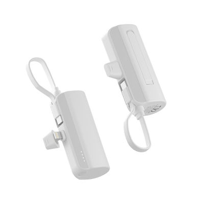 Dobra cena. Biały ogon wtykacz Power Bank Przenośna ładowarka 5V/2.1A Wyjście Uniwersalna kompatybilność w Internecie