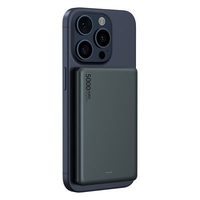 Dobra cena. Magnet Power Bank z wyjściem bezprzewodowym 5W 7.5W 10W ABS PC Aluminium Alloy Li Polymer Battery w Internecie