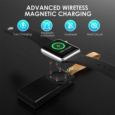 Dobra cena. Czarny plastikowy Mini Power Bank Ładowarka Iwatch Uniwersalna kompatybilność z baterią litowo-jonową w Internecie