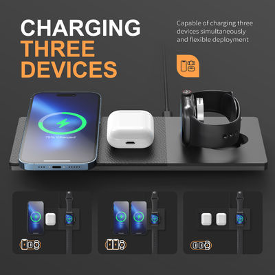 Dobra cena. 10W/7.5W/5W Qi Wireless Charger Stand Typ C Wejście 15W Pojemność ładowania w Internecie
